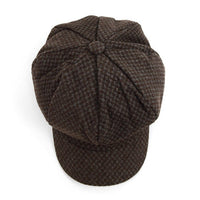 Fall/Winter Unisex British Newsboy Soft Weave Beret Style Cap - WNH1762-64 - Bundle Bus