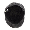 Fall/Winter Unisex British Newsboy Windowpane Beret Style Cap - WNH1760-63 - Bundle Bus