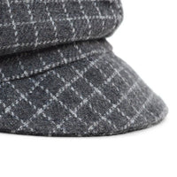 Fall/Winter Unisex British Newsboy Windowpane Beret Style Cap - WNH1760-63 - Bundle Bus