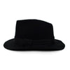 Fall/Winter Wide Brim Trilby Fedora Hat with Black Band Trim - H1805264 - Bundle Bus