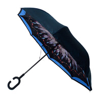 Feather Double Layer Inverted Umbrella -IUM18061 - Bundle Bus