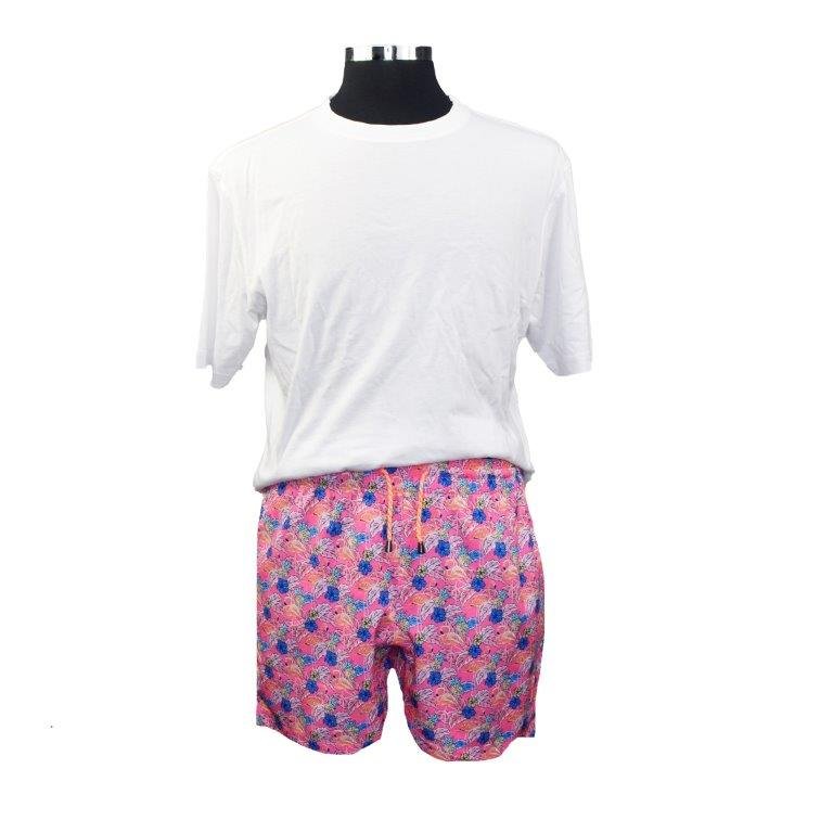 Flamingo Paradise - Swim Trunks - Bundle Bus