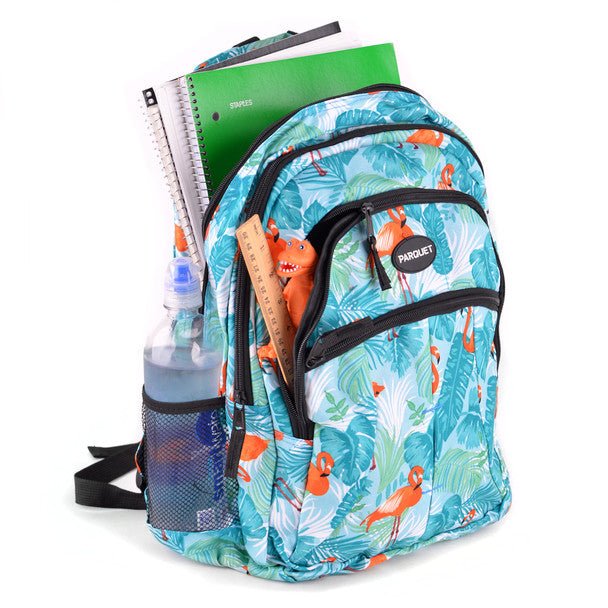 Flamingo Pattern Novelty Backpack-NVBP-36 - Bundle Bus