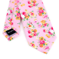 Floral Cotton Slim Tie 2.5" - NVC-FLORAL1 - Bundle Bus