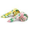 Floral Cotton Slim Tie 2.5"- NVC-FLORAL3 - Bundle Bus