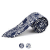 Floral Cotton Slim Tie 2.5" - NVC-FLORAL8 - Bundle Bus