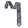 Floral Cotton Slim Tie 2.5" - NVC-FLORAL8 - Bundle Bus