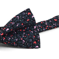 Floral Wedding Cotton Banded Bow Tie - NFCB17126 - Bundle Bus