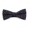 Floral Wedding Cotton Banded Bow Tie - NFCB17126 - Bundle Bus