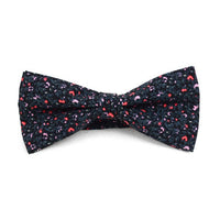 Floral Wedding Cotton Banded Bow Tie - NFCB17126 - Bundle Bus