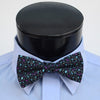 Floral Wedding Cotton Banded Bow Tie - NFCB17132 - Bundle Bus