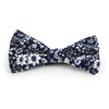 Floral Wedding Cotton Banded Bow Tie - NFCB17137 - Bundle Bus