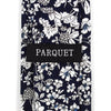 Floral Wedding Navy & White 2.5" Cotton Slim Tie - NVC17137 - Bundle Bus