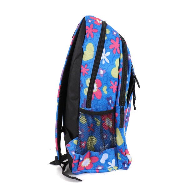 Flower & Heart Pattern Novelty Backpack - NVBP01 - Bundle Bus