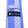 French Blue Microfiber Poly Woven 2.25" Slim Panel Tie - MPPW1602 - Bundle Bus