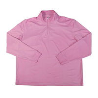 FX Fusion Golf Microdot 2 Color Stitch Performance Long Sleeve Zippered Polo FGM10 - Bundle Bus