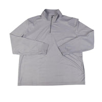 FX Fusion Golf Microdot 2 Color Stitch Performance Long Sleeve Zippered Polo FGM10 - Bundle Bus