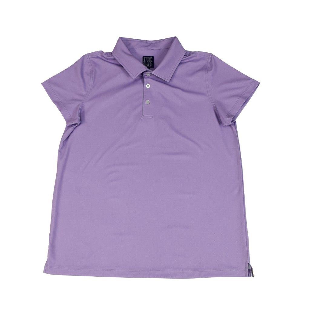 FX Fusion Golf Women's Solid Performance Polo FGW002 - Bundle Bus