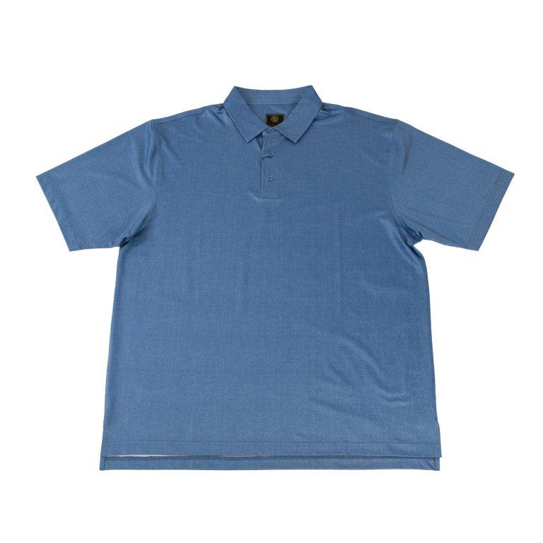 FX Fusion Textured Solid Print Polo - Bundle Bus