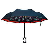 Galaxy Flower Double Layer Inverted Umbrella - UM18070 - Bundle Bus