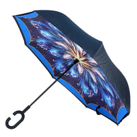 Galaxy Flower Double Layer Inverted Umbrella - UM18070 - Bundle Bus