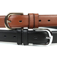 Genuine Leather Men's Dressy Belt Duo Pack- MGLD18062-DUO - Bundle Bus