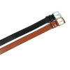 Genuine Leather Men's Dressy Belt Duo Pack Square Buckle - MGLD18061-DUO - Bundle Bus