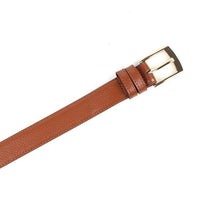 Genuine Leather Men's Dressy Belt Duo Pack Square Buckle - MGLD18061-DUO - Bundle Bus