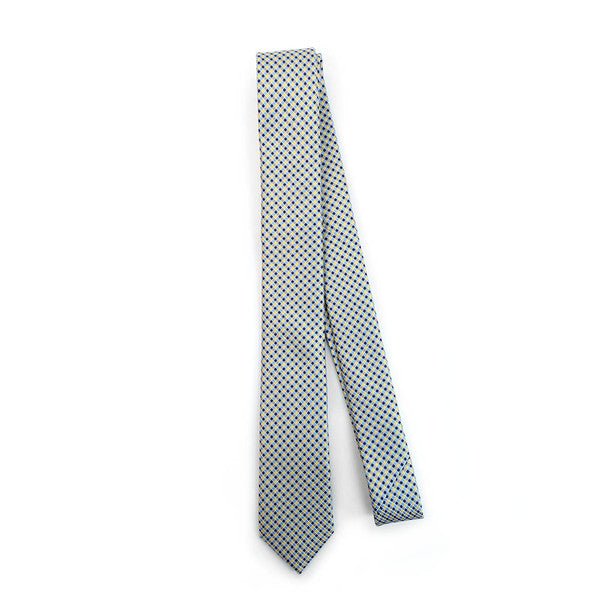 Geometric Microfiber Poly Woven 2.25" Slim Tie - MPWS5908 - Bundle Bus