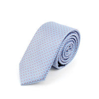 Geometric Microfiber Poly Woven 2.25" Slim Tie - MPWS5909 - Bundle Bus