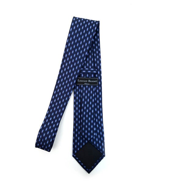 Geometric Microfiber Poly Woven Tie - MPW5915 - Bundle Bus