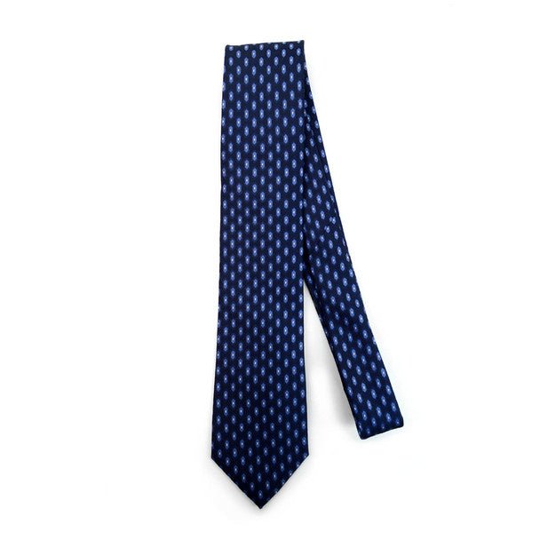 Geometric Microfiber Poly Woven Tie - MPW5915 - Bundle Bus