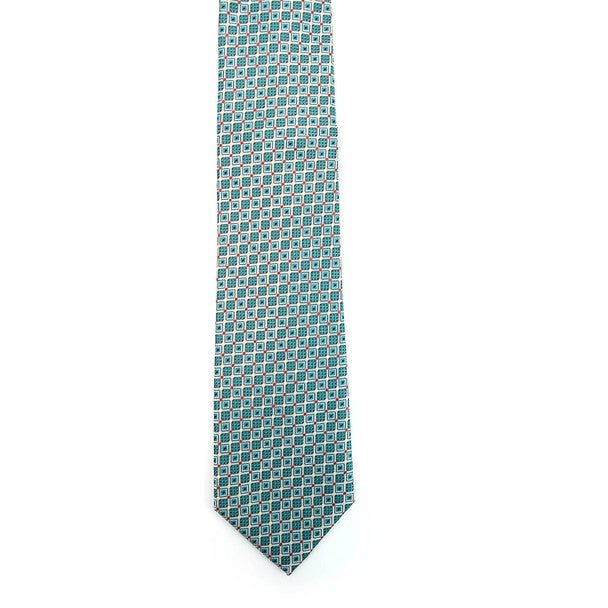 Geometric Microfiber Poly Woven Tie - MPW5917 - Bundle Bus