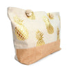 Gold Metallic Pineapple Ladies Tote Bag - LTBG1200 - Bundle Bus