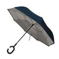 Grey Double Layer Inverted Umbrella - UM5021 - Bundle Bus