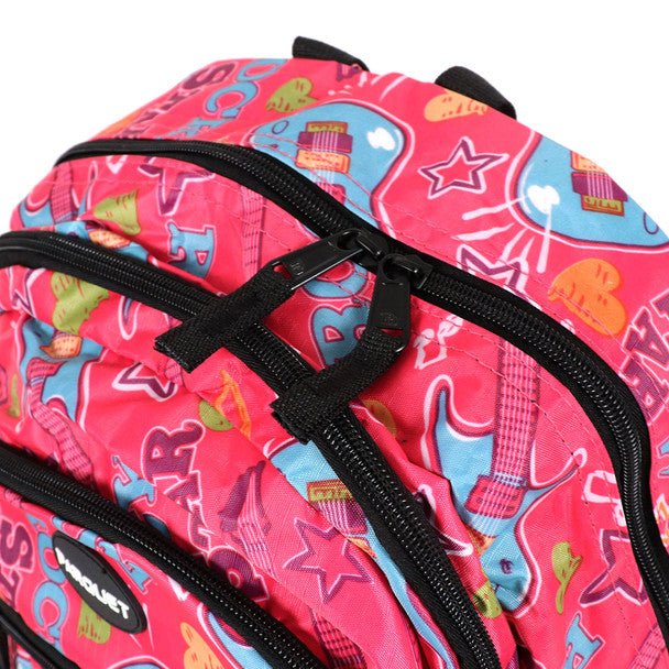 Guitar Pink Novelty Backpack-NVBP-06 - Bundle Bus