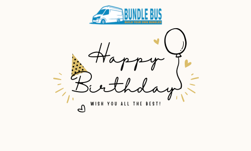 Happy Birthday #11 Greeting - Bundle Bus