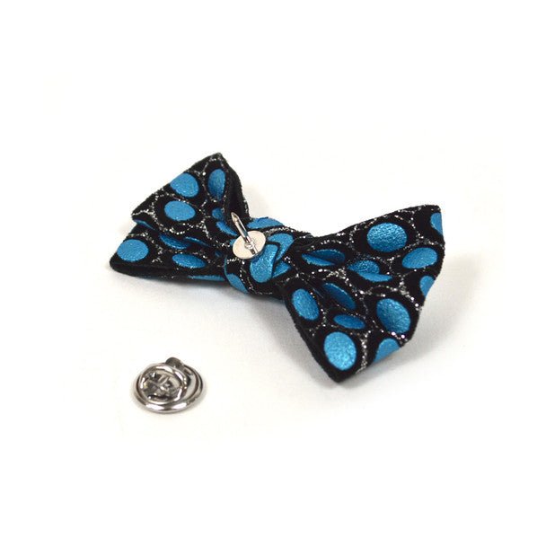 Ikat Poly Bow Lapel Pins - B10158 - Bundle Bus