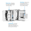 Men's Genuine Leather Sliding Buckle Ratchet Belt-MGLBB71