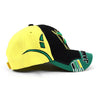 Jamaica Black 3D Embroidered Baseball Cap, Hat EBC10282 - Bundle Bus