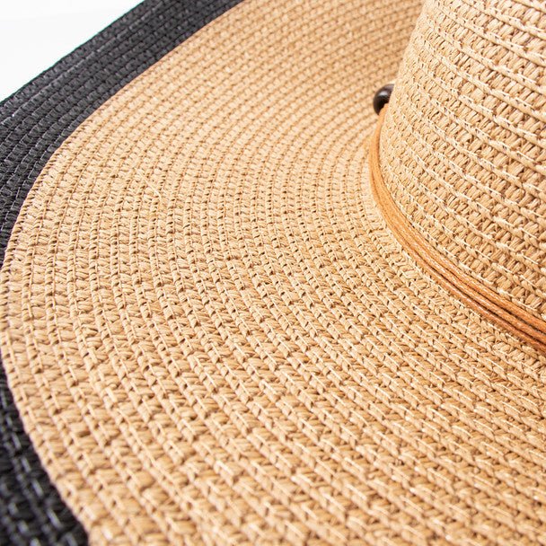 Ladies Floppy Bead Hat-LFH190111-STW - Bundle Bus