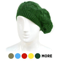 Ladies Knitted Beret Hat - WH5010 - Bundle Bus