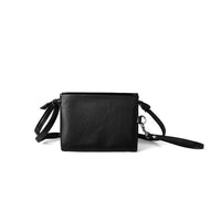 Ladies Vegan Leather Quilt Crossbody Bag-LCBG1408-BK - Bundle Bus