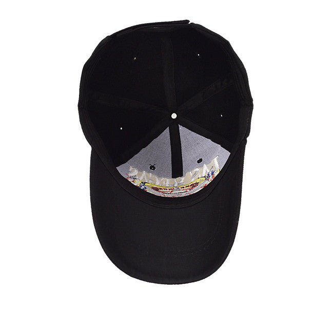 Las Vegas Black 3D Embroidered Baseball Cap- Hat EBC10280 - Bundle Bus