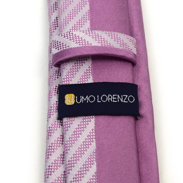 Lavender Microfiber Poly Woven 2.25" Slim Panel Tie - MPPW1609 - Bundle Bus