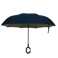 Leopard Pattern Reverse Open Inverted Umbrella- UM5024 - Bundle Bus