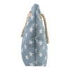 Light Blue Stars Ladies Tote Bag -LTBG1228-LTBL - Bundle Bus