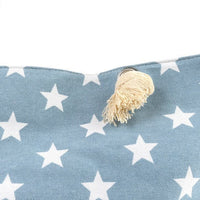 Light Blue Stars Ladies Tote Bag -LTBG1228-LTBL - Bundle Bus