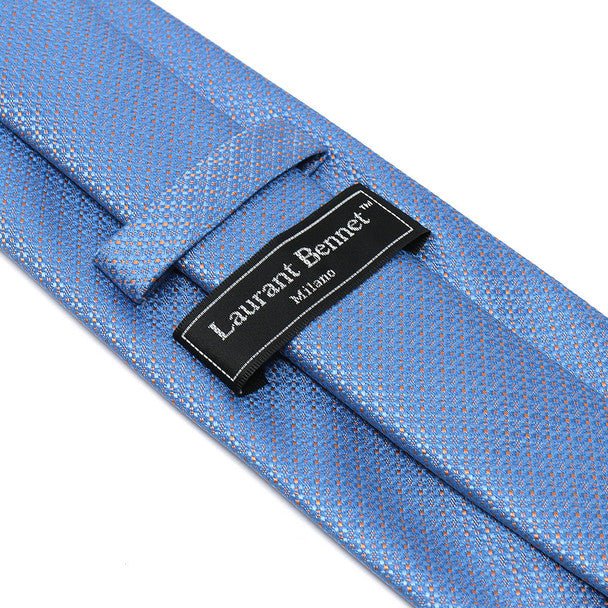 Men Cross Pattern Micro Fiber Poly Woven Tie-MPW5950 - Bundle Bus