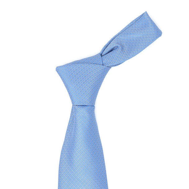 Men Cross Pattern Micro Fiber Poly Woven Tie-MPW5950 - Bundle Bus